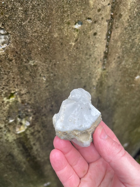 Bladed Calcite Duo w/ Aragonite Formations