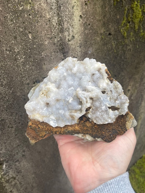 Clear Quartz Crystals w/ Calcite Nubs