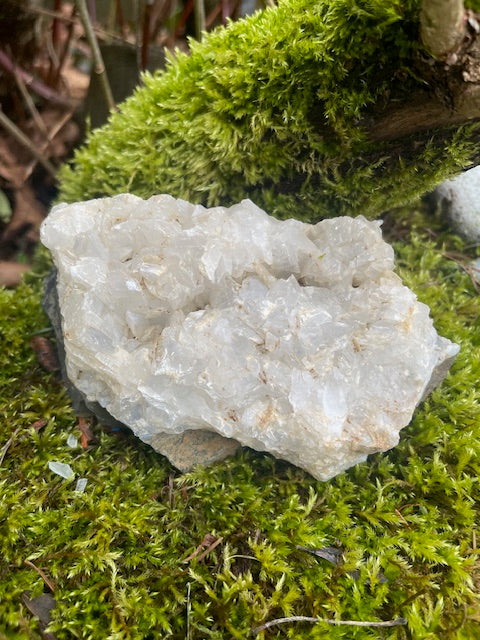 Dulled, Bladed Calcite Plate w/ VUG