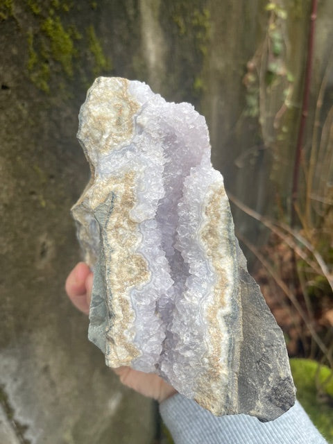 10lb Amethyst Specimen w/ Pink Quartz Crystals