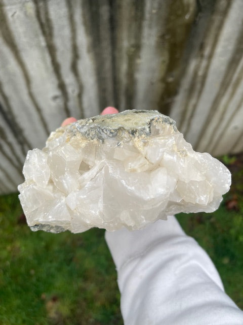 2 Inch Thick Bladed, Dogtooth Calcite Vein