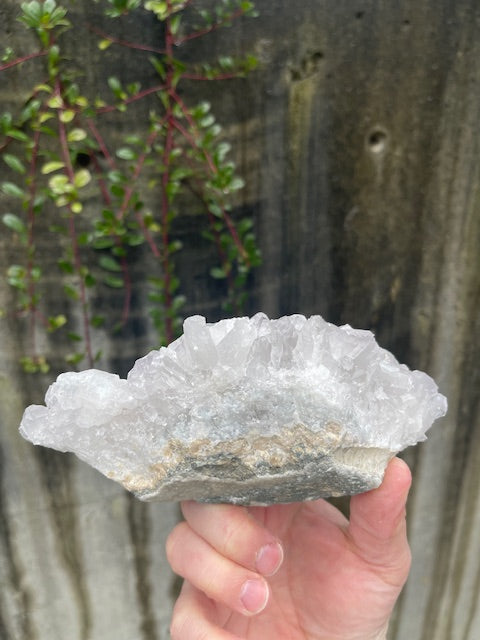 Pink Quartz Trio w/ Pointed Crystals