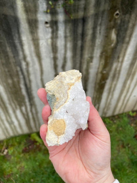 Quartz Crystal Trio w/ Cloud-Like Formations