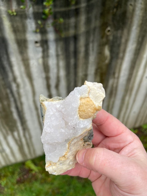 Quartz Crystal Trio w/ Cloud-Like Formations