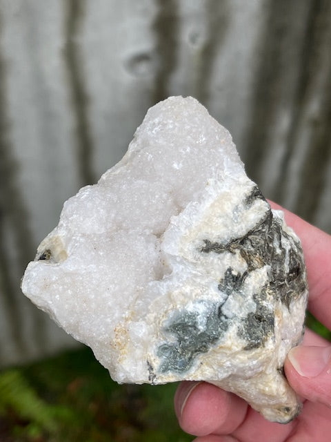 Quartz Crystal Trio w/ Cloud-Like Formations