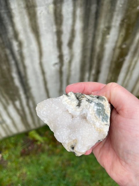 Quartz Crystal Trio w/ Cloud-Like Formations