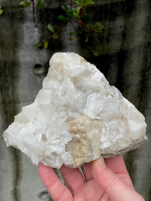 UV Reactive Triangular Shaped Calcite Cluster