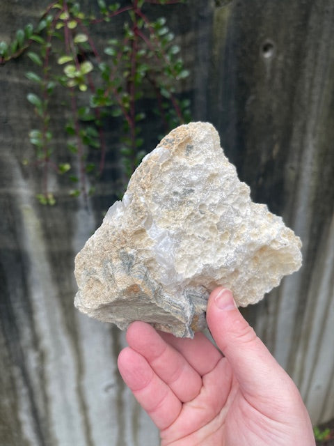 UV Reactive Triangular Shaped Calcite Cluster