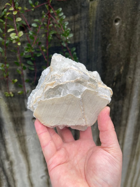 4lb Green Tinted Bladed Calcite Specimen