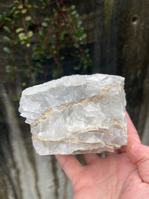 4lb Green Tinted Bladed Calcite Specimen