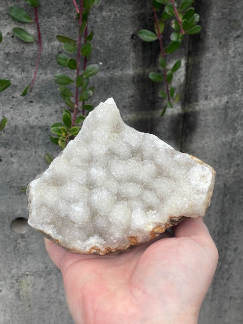 Clear Quartz Crystal Plate w/ Pillow Formations