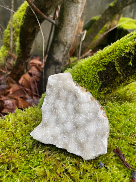 Clear Quartz Crystal Plate w/ Pillow Formations