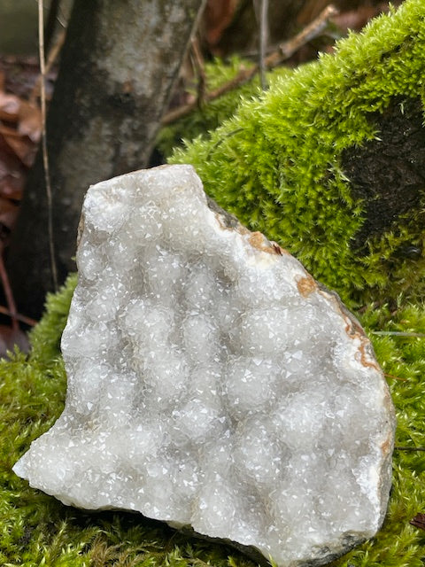 Clear Quartz Crystal Plate w/ Pillow Formations